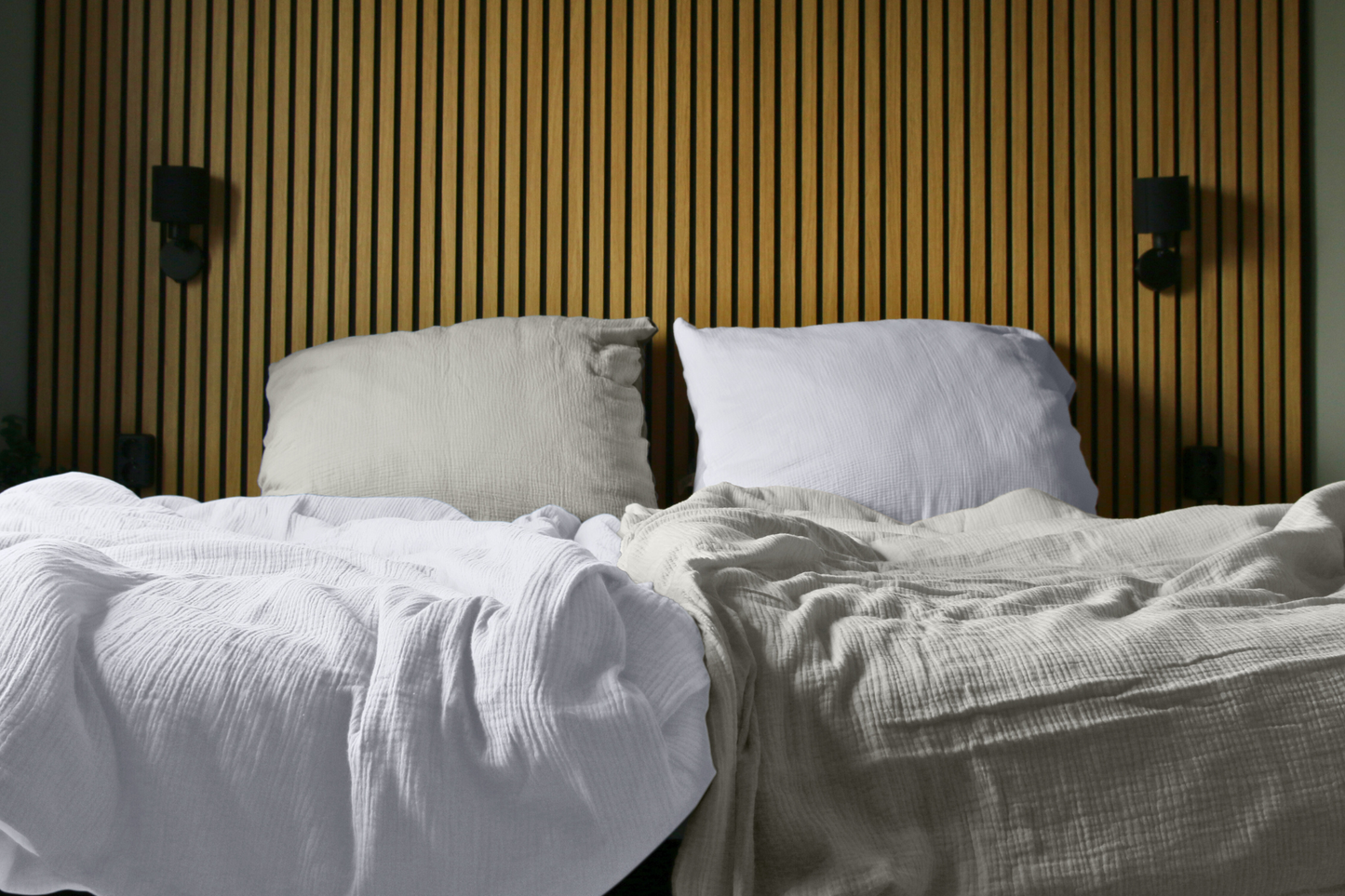 Musselin Spannbettlaken