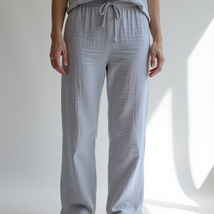 Langarm Musselin Pyjama Set 2-Teilig